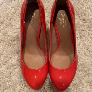 Coach heels size 8